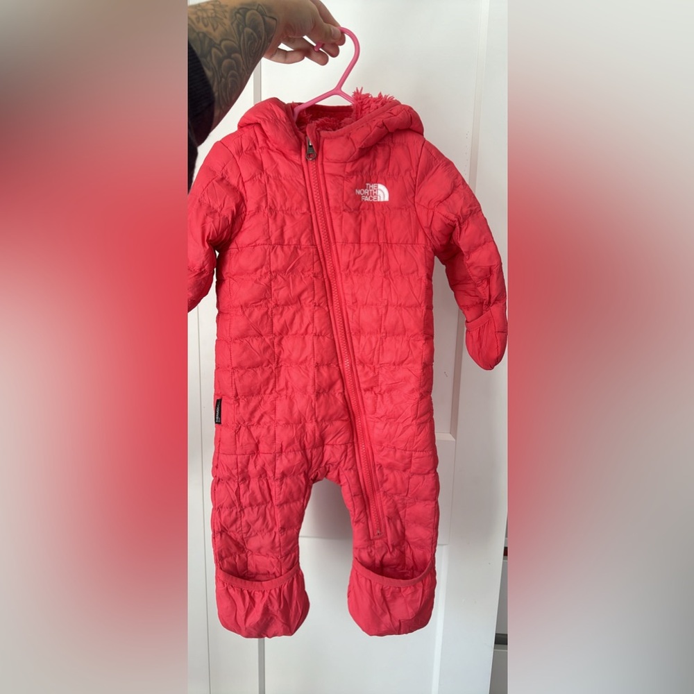 North face thermoball suit onepiece 6-12m